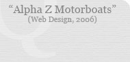 Alpha Z Motorsports (Web Design, 2006)