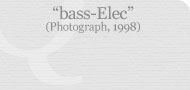 bass-Elec (Photograph, 1998)