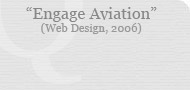 Engage Aviation (Web Design, 2006)