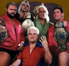 barry windham, ric flair, arn anderson and tully blanchard