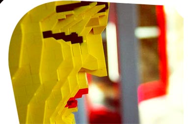 A Softly Weeping Lego God