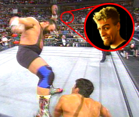 Sean watches the magic of Rick Steiner..