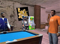 Exciting rec room action!