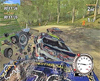 You'll note the third place car is sacrificing its life to eliminate you, while the first place car sails past, never to be seen again.