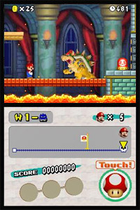 "I sure hope Mario doesn't notice the enormous red button of certain death right behind me..."