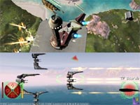 You can go all split-screen with a buddy.