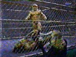a steel cage destruction